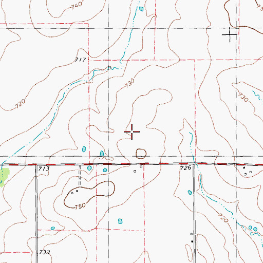 Topographic Map of Flying S Ranch Airport, TX