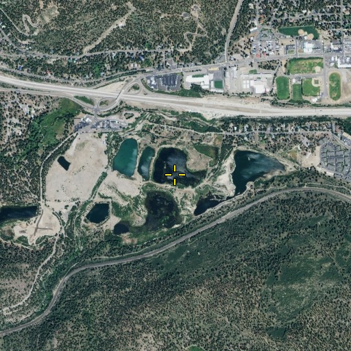 Aerial/Satellite Image of Cold Stream Pit, CA
