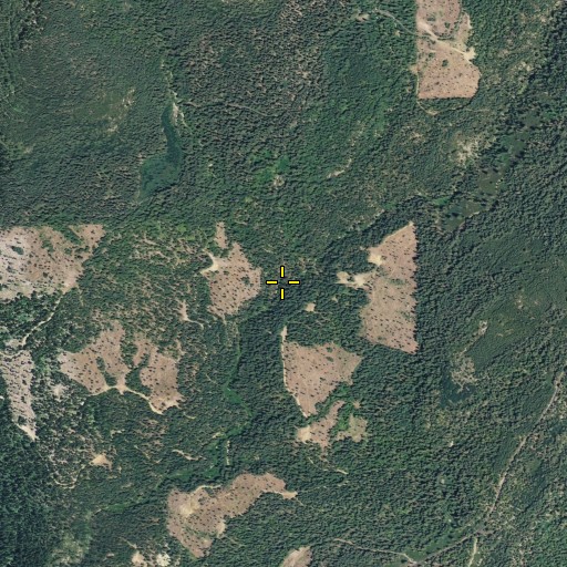 Aerial/Satellite Image of Steward Ravine, CA