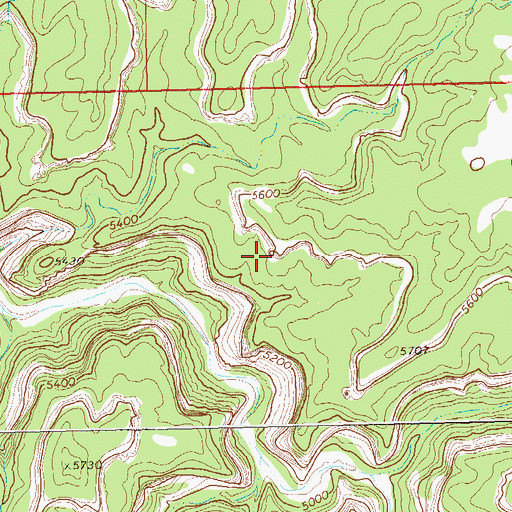 Topographic Map of Tubloc Arch, CO