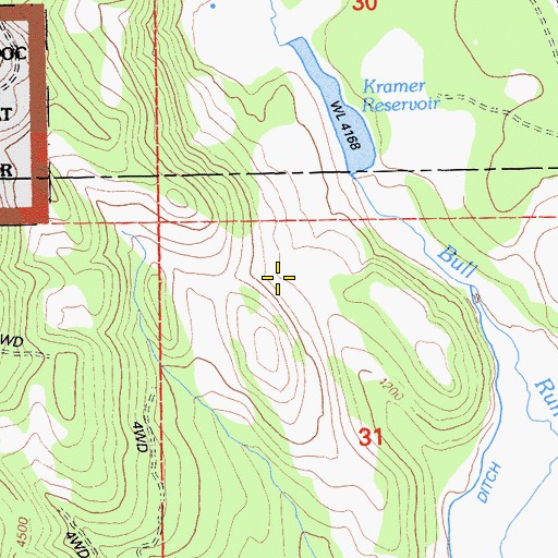 Topographic Map of Kramer Quarry, CA