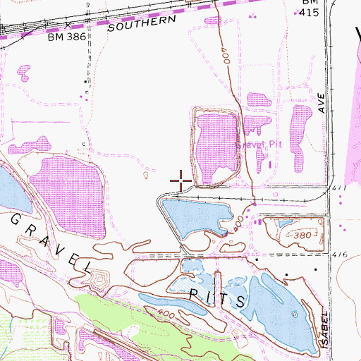 Topographic Map of Livermore Pit, CA