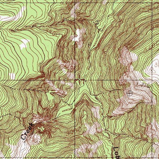 Topographic Map of Lobo Creek, NM
