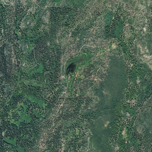 Aerial/Satellite Image of Sugar Pine Point Trail, CA