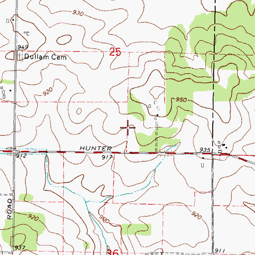 Topographic Map of SD Aero, IL