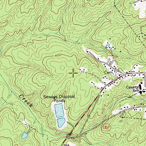 Topographic Map of Gilliam - Mc Connell Airfield, NC