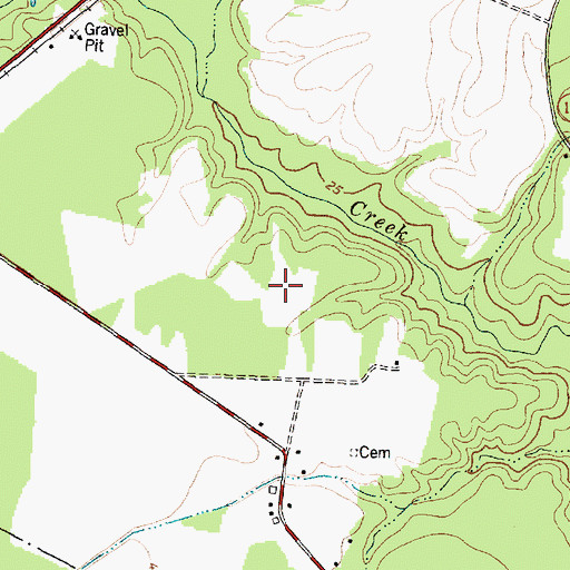 Topographic Map of Epley Airport, NC