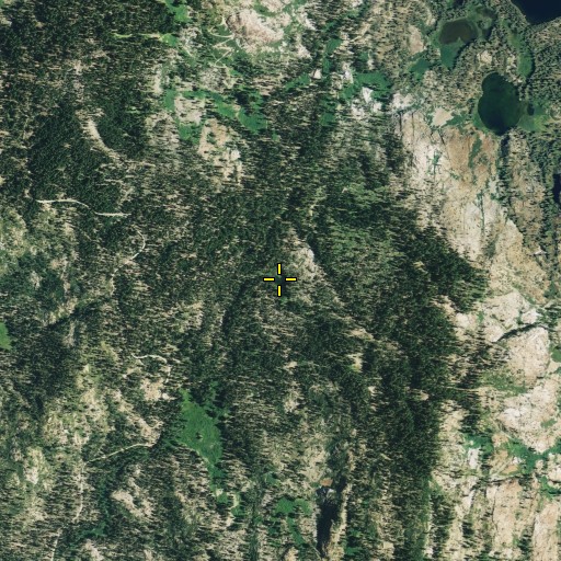 Aerial/Satellite Image of Summit Lake, CA