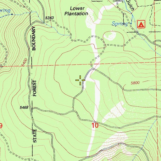 Topographic Map of Sunset Loop, CA