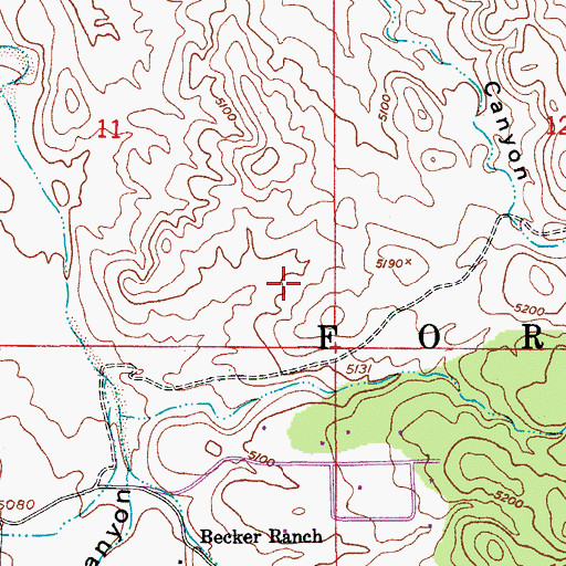 Topographic Map of Jay Tank, AZ
