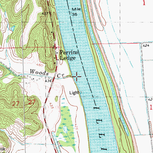 Topographic Map of Campbell Landing, IA