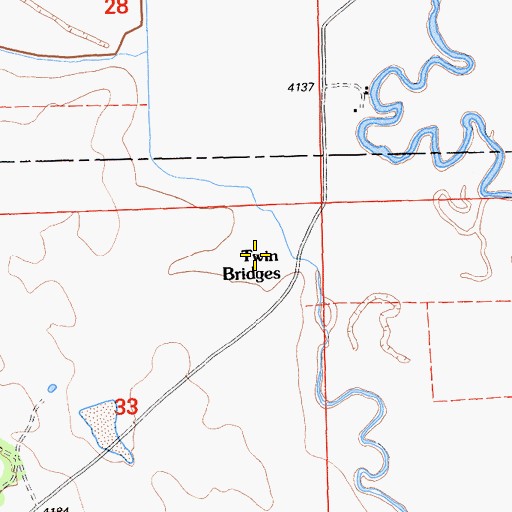 Topographic Map of Taylor Creek, CA