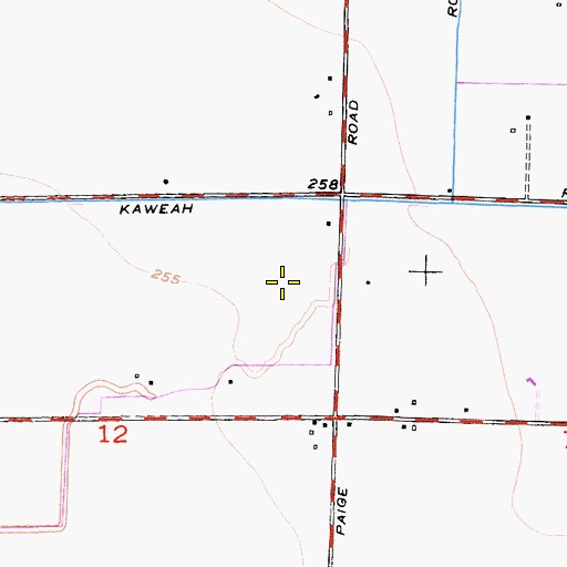 Topographic Map of Oakview Dairy, CA