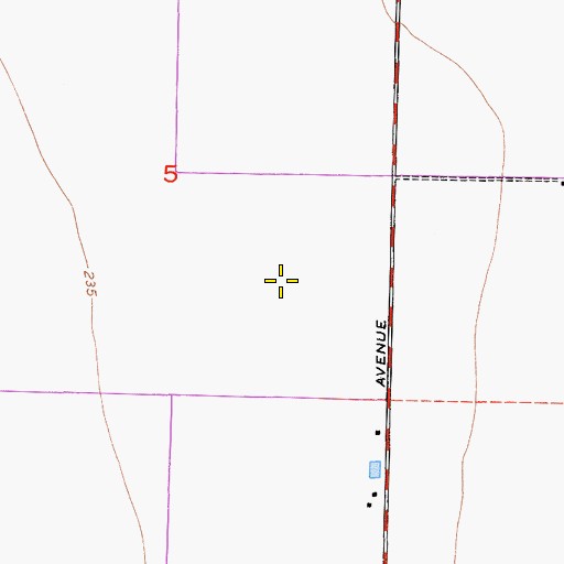 Topographic Map of Schott Dairy, CA
