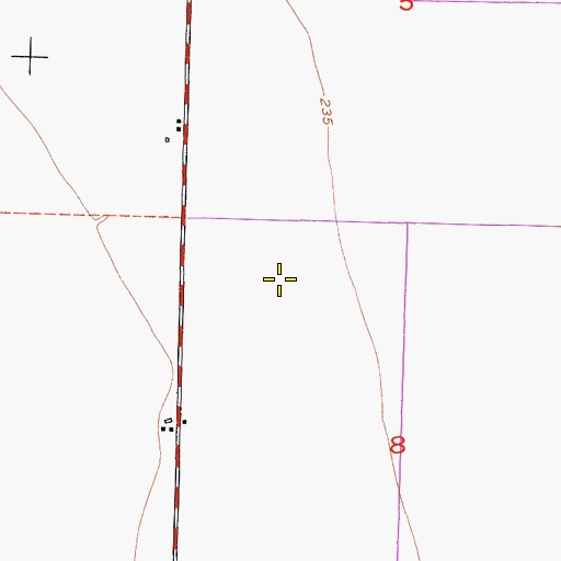 Topographic Map of Sousa and Sousa Dairy, CA