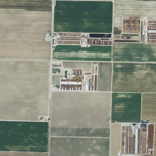 Aerial/Satellite Image of Sousa and Sousa Dairy, CA