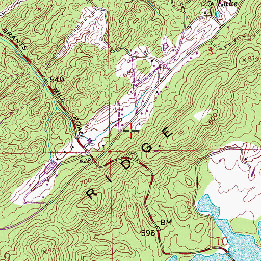 Topographic Map of Cahaba Valley Fire and EMS Station 184, AL