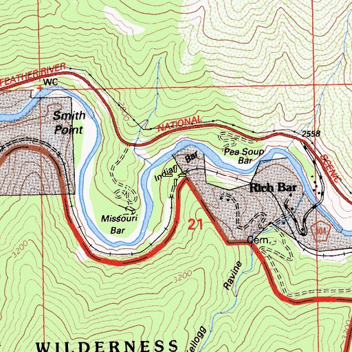 Topographic Map of Tunnel Twenty Four, CA