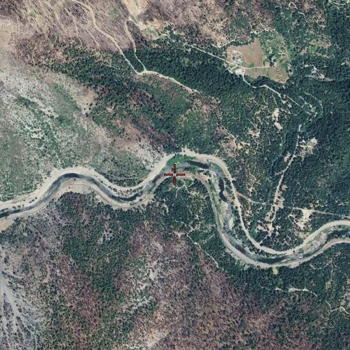 Aerial/Satellite Image of Twelve Mile Bar, CA