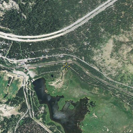 Aerial/Satellite Image of Upper Castle Creek, CA