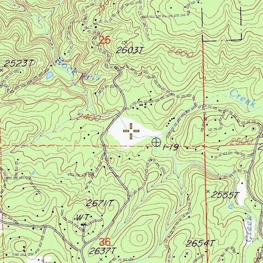 Topographic Map of Lake Vera, CA