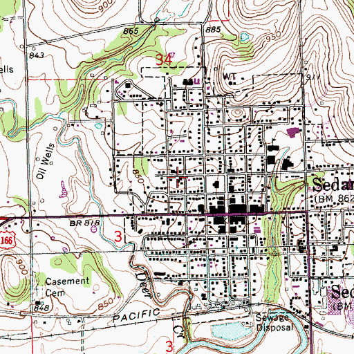 Topographic Map of Epiphany Episcopal Church, KS