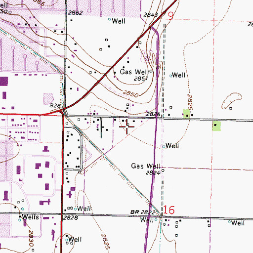 Topographic Map of Mission Christiana Elim, KS