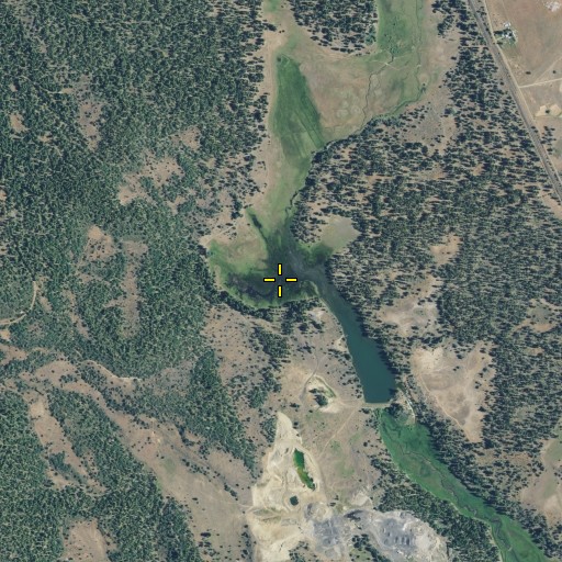 Aerial/Satellite Image of Widow Valley Creek, CA