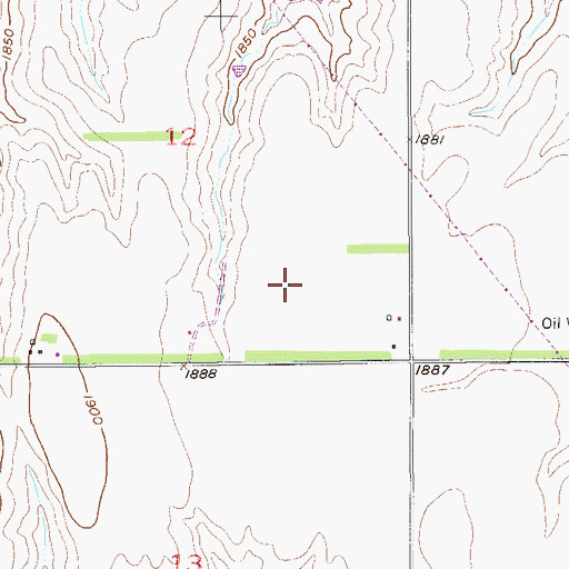 Topographic Map of Barton County Landfill, KS