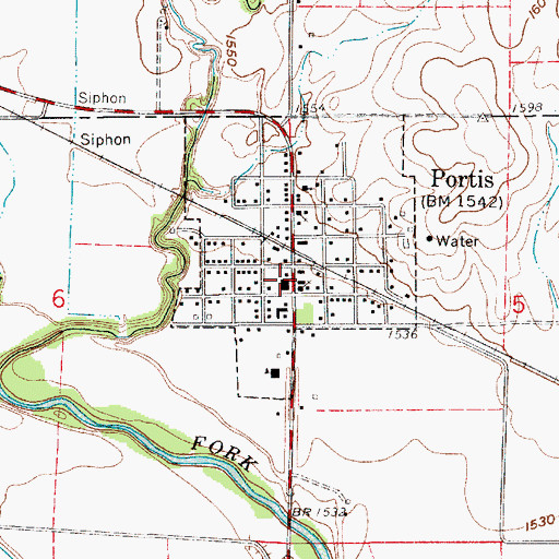 Portis Post Office, KS