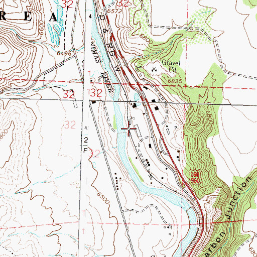 Topographic Map of Animas Surgical Hospital, CO