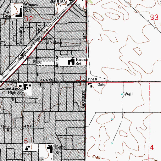 Topographic Map of Gottlieb and Rose Egli House, CO