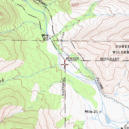 Topographic Map of Bartolas Creek, CA
