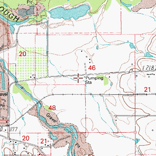 Topographic Map of Bear Creek Valley Sanitary Authority, OR