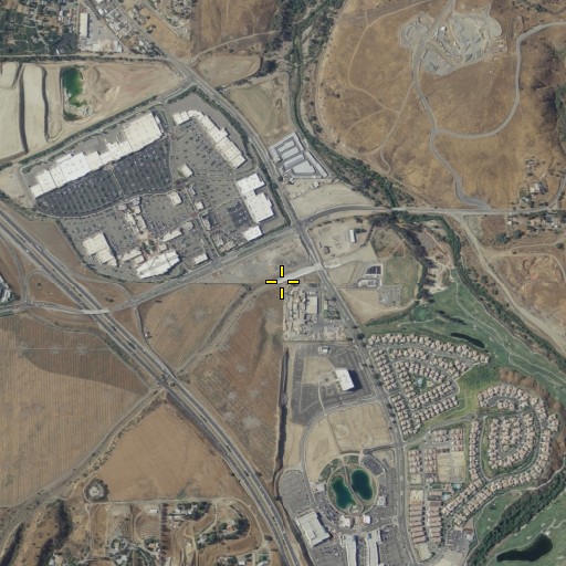 Aerial/Satellite Image of Bedford Wash, CA