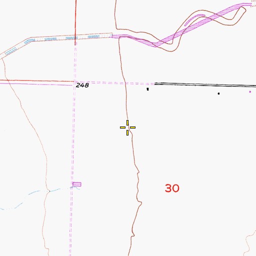 Topographic Map of South Creek Dairy, CA