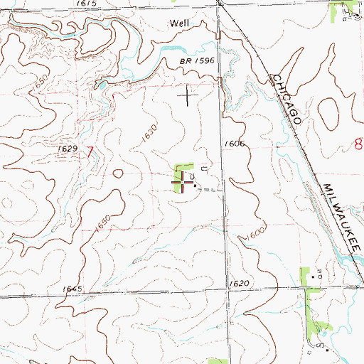Topographic Map of R and R Acres, MN