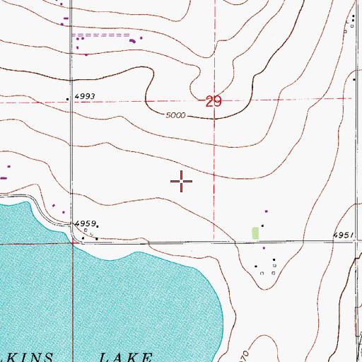 Topographic Map of Docheff Dairy, CO
