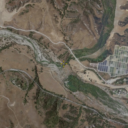 Aerial/Satellite Image of Cañada Gobernadora, CA