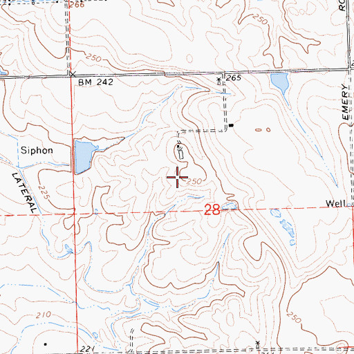 Topographic Map of Willie Creek Ranch, CA