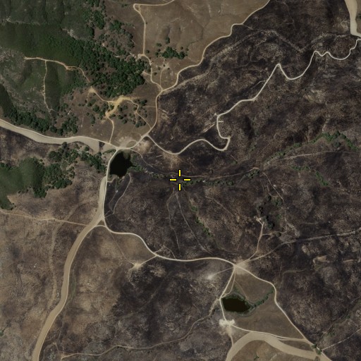 Aerial/Satellite Image of Case Spring, CA