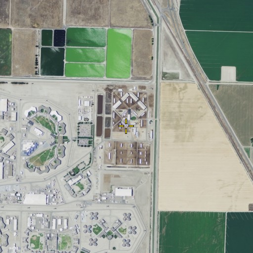 Aerial/Satellite Image of Corcoran Prison Dairy, CA