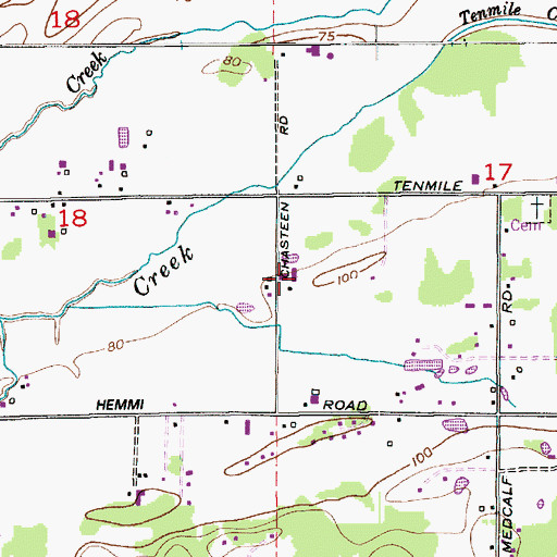 Topographic Map of Kratzig Dairy, WA