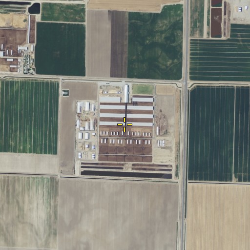 Aerial/Satellite Image of Wreden Ranch Dairy, CA