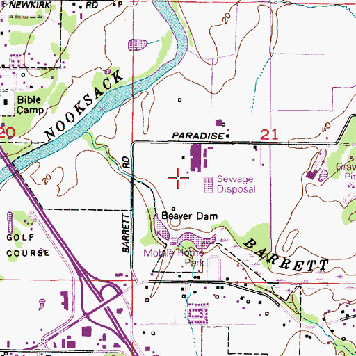 Topographic Map of McKay Farms, WA