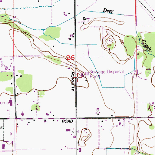 Topographic Map of Windy Willow Farm, WA