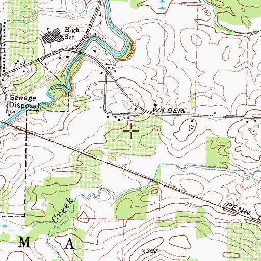 Topographic Map of Kelly Farm, NY