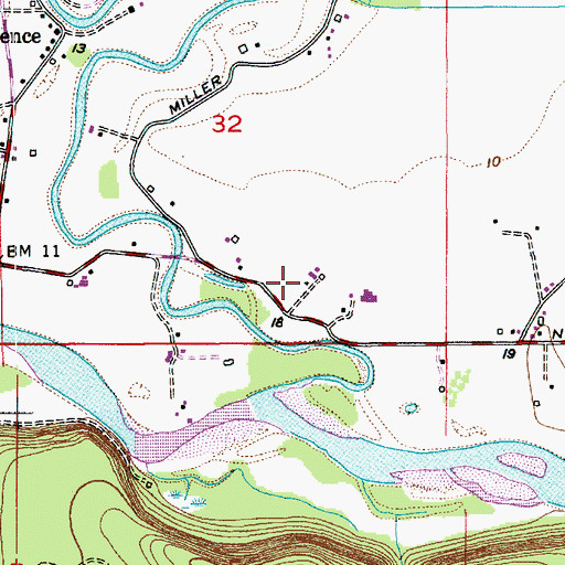 Topographic Map of Country Koi Farm, WA