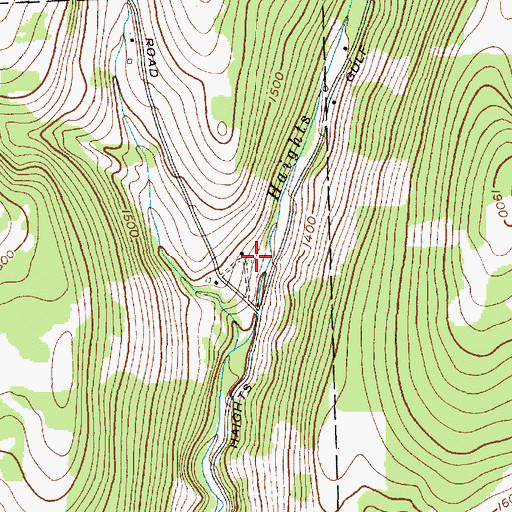 Topographic Map of Hilltop Divine Dairy, NY