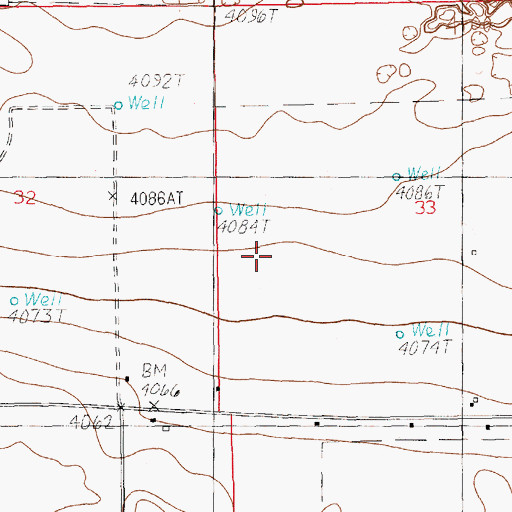 Topographic Map of Blackwater Draw Dairy, NM